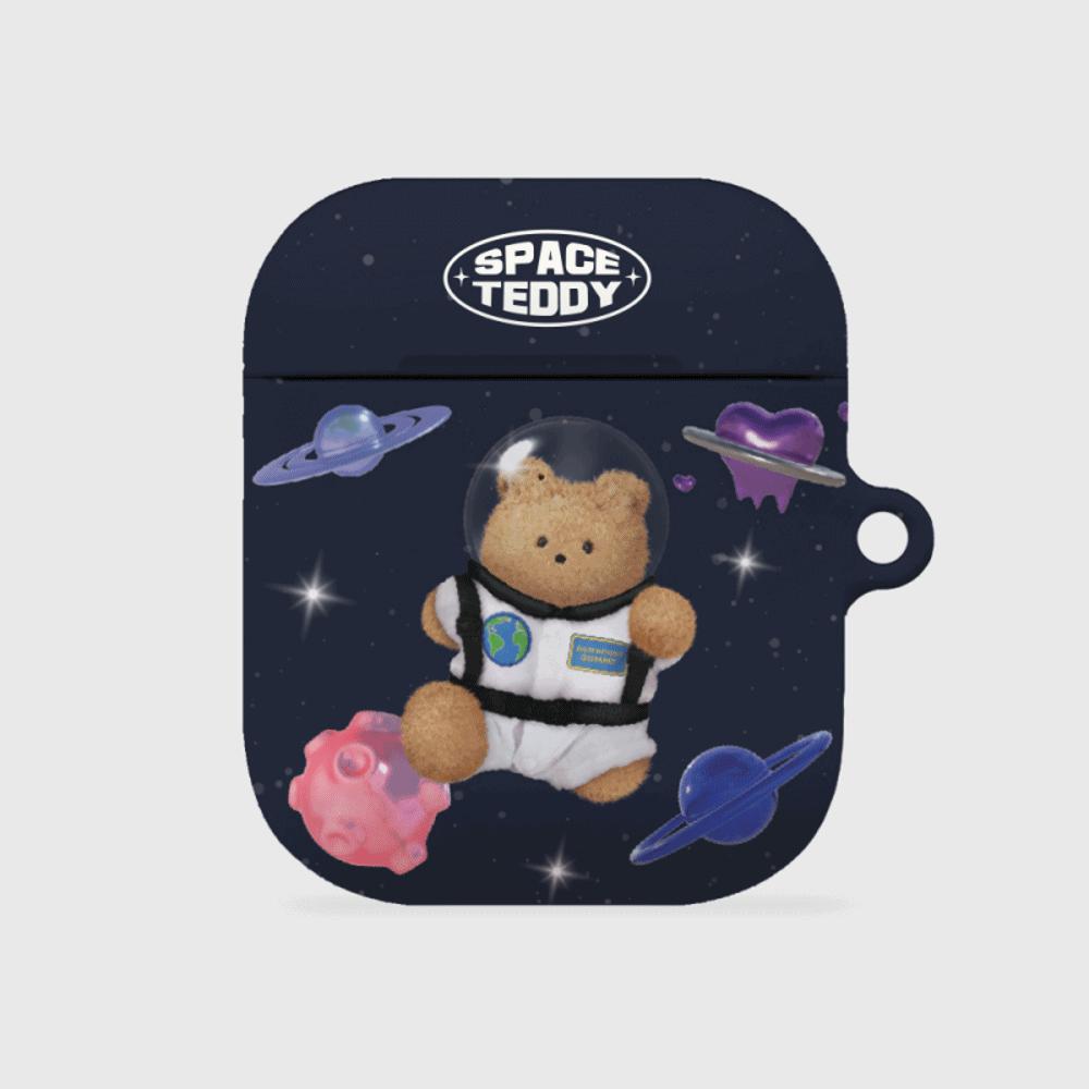 ｜THENINEMALL｜ Space Teddy AirPods Hard Case