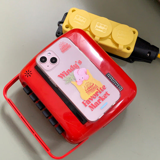 ｜THENINEMALL｜ Windys Favorite Market Clear Phone Case (3 types)